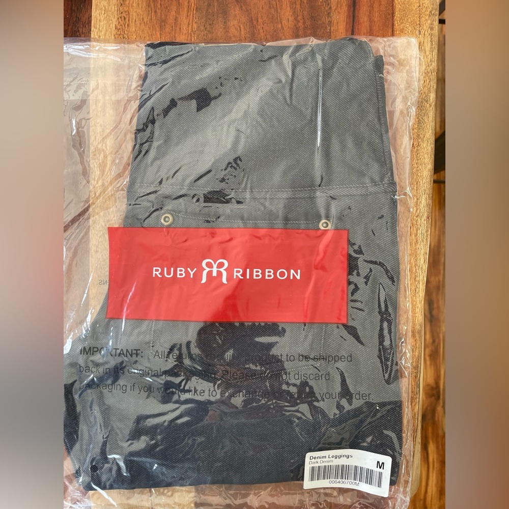 Ruby Ribbon Denim leggings - Picture 5 of 5